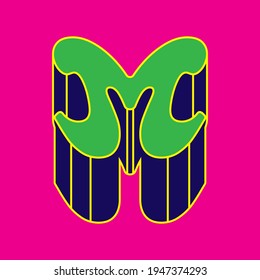 ilustración de diseño vectorial de tipos de letra de logotipo