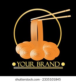 logo for food brand especially noodles