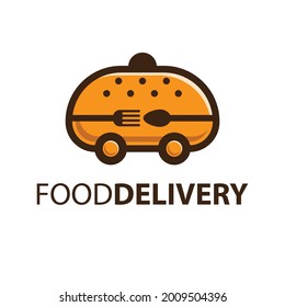 logo for food delivery - with spoon and fork symbol