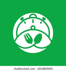 Logo Food delivery vector online shop