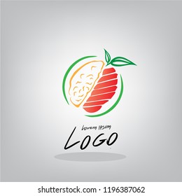 Logo Food Draw by hand 