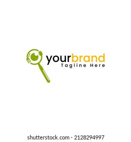 Logo food finding very suitable for restaurant logos, applications, internet, culinary, cafe, food and drink media etc