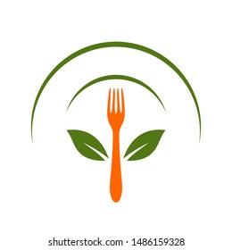 logo food icon for restaurant, cafe, chef, bar, simple style design