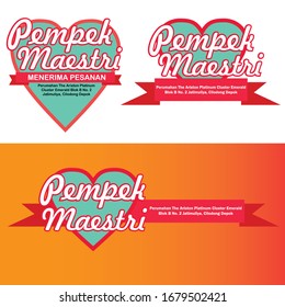 LOGO FOOD PEMPEK PALEMBANG MADE IN INDONESIA