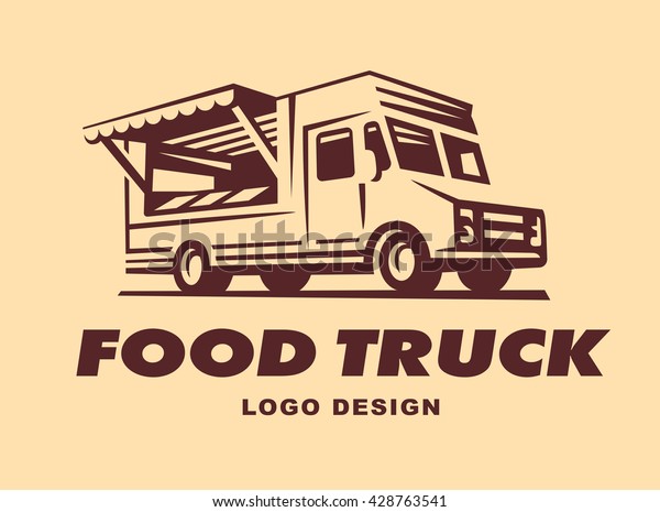 Logo Food Truck Stock Vector Royalty Free 428763541