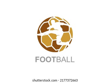 Logo Football Vector Sport Premium Elegant New Design Graphic Art