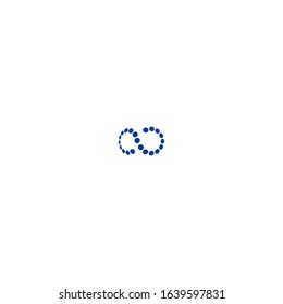 logo form bubles that forming infinity