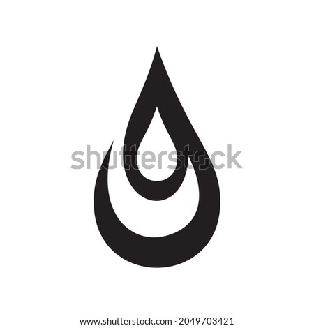 logo in the form of a circle that is cut off by 2 drops of search in it written the letters k and s which can be replaced. color can also be changed.