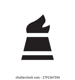 Ein Logo in Form von Fabrikschornstein 