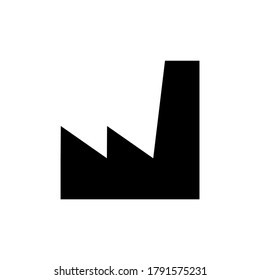 A logo in the form of factory chimney 