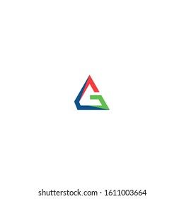 logo form letter A, C and G
