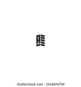 logo form letter a and building