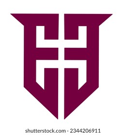 logo in the form of the letter e and the number three merged into one