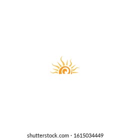 logo form sun , clean, iconic