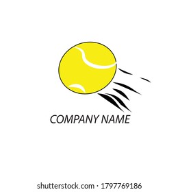 El logo tiene la forma de una pelota amarilla de béisbol y dentro es una banda curva
