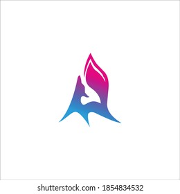 logo fox icon templet vector icon