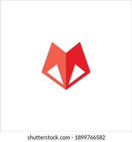 logo fox icon templet vector