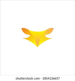 logo fox icon vector templet