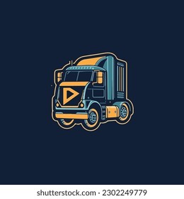 logo for a freight forwarding company with the form of a truck