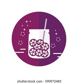 Logo of fresh juice. 