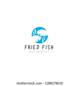 Logo fried fish restaurant 