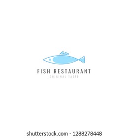 Logo fried fish restaurant 