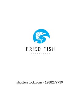Logo fried fish restaurant 