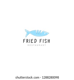 Logo fried fish restaurant 