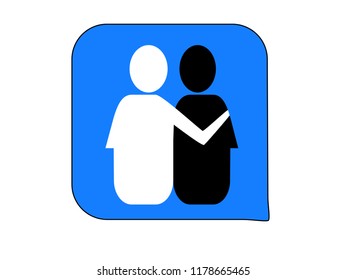 A logo for friendship.