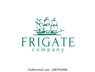 Logo Frigate. Vector illustration
