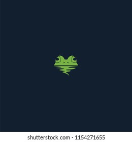 logo frog modern