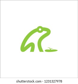 logo frog vector