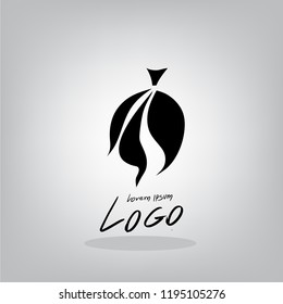 Logo fruit Draw by hand vector