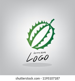 Logo fruit Draw by hand vector