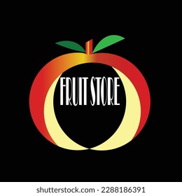 logo for fruit shop the fruit sellers please