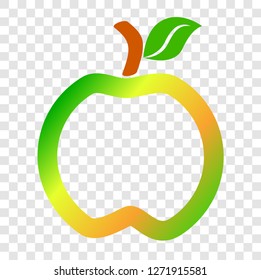 Logo for Fruit store or juice restaurant at transparent effect background
