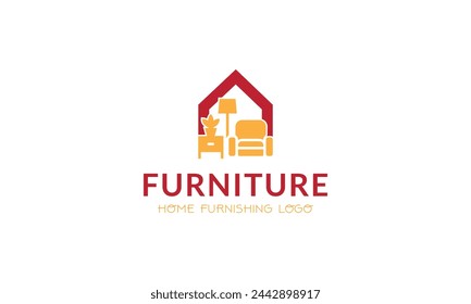 a logo for furniture store that is located in a white background.