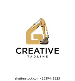 logo G excavator technologies innovation in earthworks and heavy equipment	