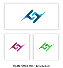 logo G J template for your business and company.
