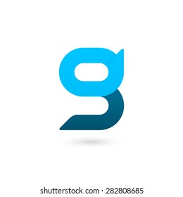 Logo g letter. Isolated on white background. Vector illustration, eps 10