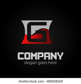 Logo g letter Vector illustration design template
