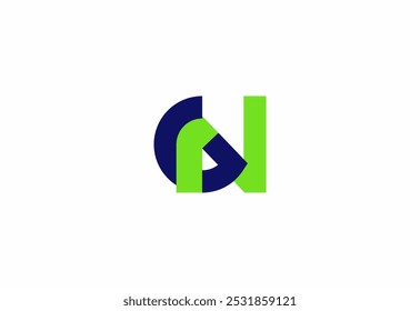 Logo G and N minimalist and simplicity
