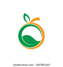 logo g orange design vector modern graphic