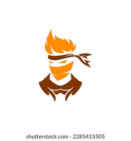 Logo for a game called ninja