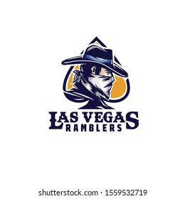 logo game and entertainment gamblers casino ace las vegas mascot