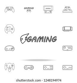 logo games icon. gaming icons universal set for web and mobile