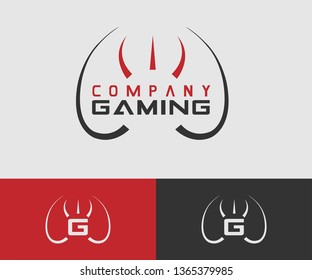 Logo for a gaming company