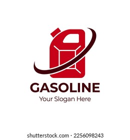 logo for gasoline canisters, vector flat is a simple illustration of isolated on white background, petrol filling symbol for car logo petrol station