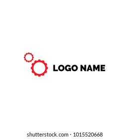 Logo gear , repair, service, maintenance