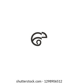Logo gecko abstract